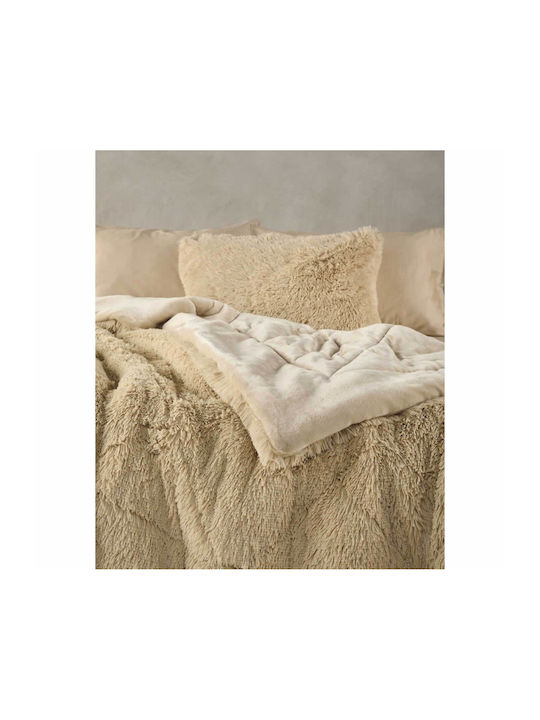 Kentia Duvet Cover with Hollowfiber Filling Queen 240x260cm Stylish Calore 12 640 GSMGsm