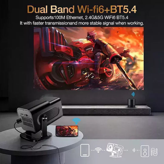 Mini Projector LCD Lamp LED with Built-in Speakers