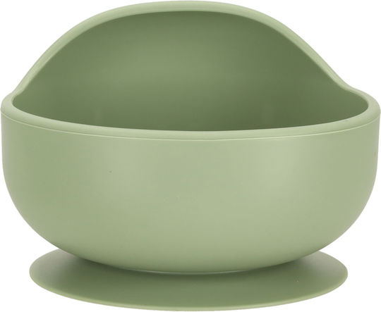 ikonka Feeding Set made of Silicone Green 6pcs