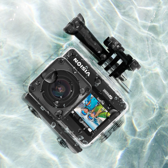 Kruger & Matz KM0292 Action Camera 4K Ultra HD with Screen 2" and Wi-Fi Black