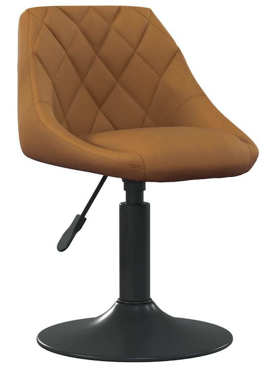 Rotating Chair Visitor in Brown Color 46x44x62cm 4pcs