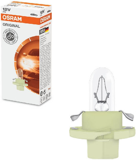 Osram Λάμπα Αυτοκινήτου B8.5D Αλογόνου 12V 2W