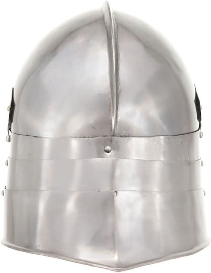 Vidaxl Ritterhelm Mittelalterliche Replik Antik Larp Silber Stahl