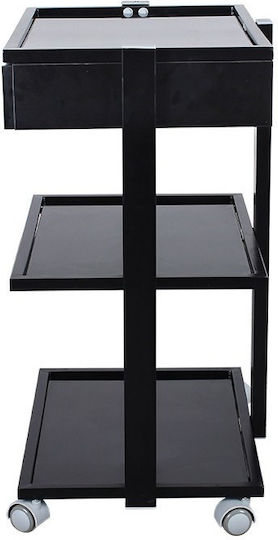 Τραπέζι Τροχήλατο Iris Plus Black