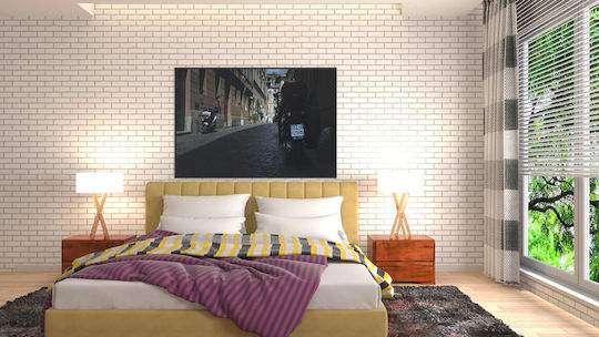 Motorcycles In A Cobbled Alley Μοτοσικλέτες Σε Πλακόστρωτο Σοκάκι