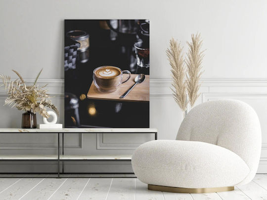 Πίνακας Elegant Coffee Cup Κομψό Φλιτζάνι Καφέ 80x120