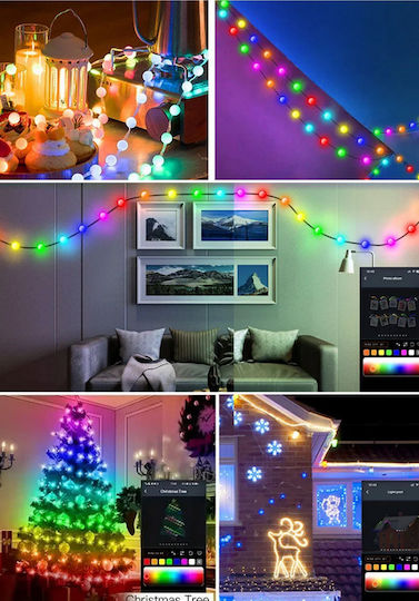 33 Lichterketten LED 5m. Mehrfarbige USB in Zeichenfolge 1Stück