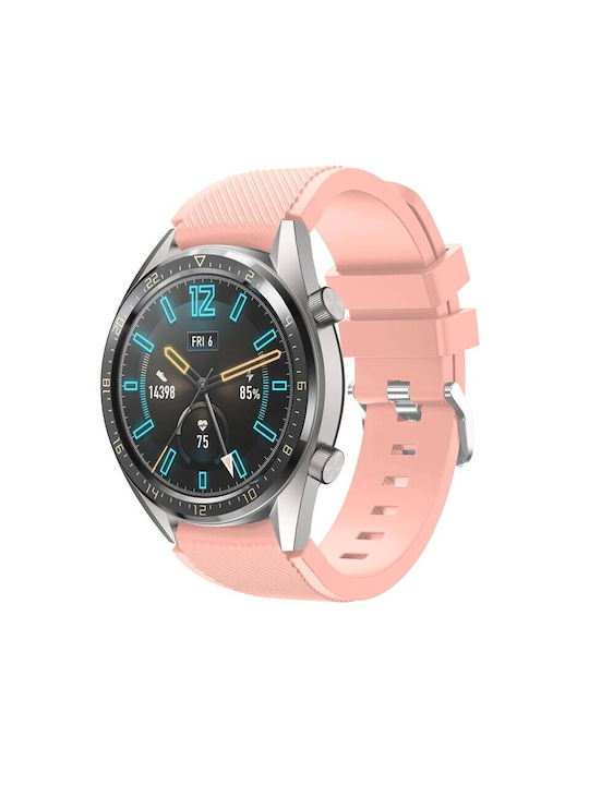 Най-добри аксесоари силиконова каишка светло розова Huawei Watch 5 5 Pro 46mm Watch 4 4 Pro 46mm Watc