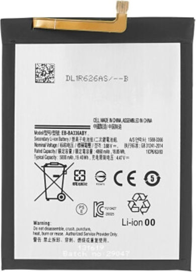 Battery Samsung Galaxy A33 5g A53 5g 5000mah Oem Eb-ba336aby 18600 Black