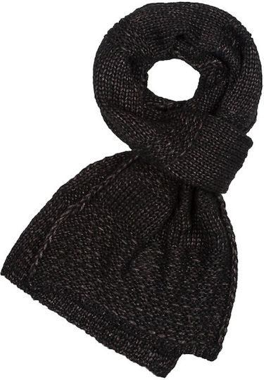 Set with Beanie Knitted in Black color