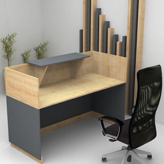 Megapap Lemmon Büroempfang mit Abmessungen L120xB70xH110cm