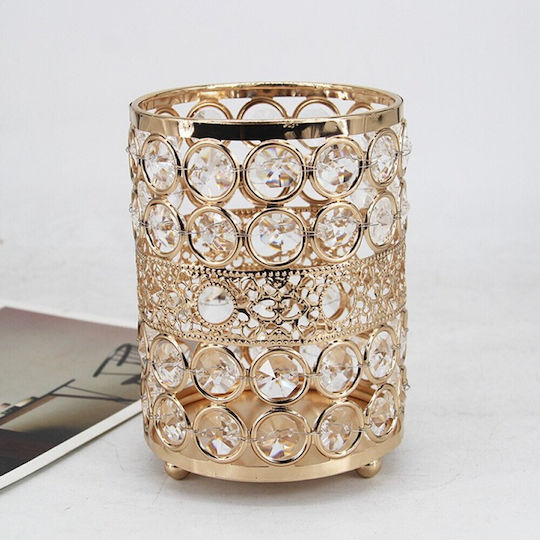 Luxorise Goldene Kosmetikorganisationsbasis