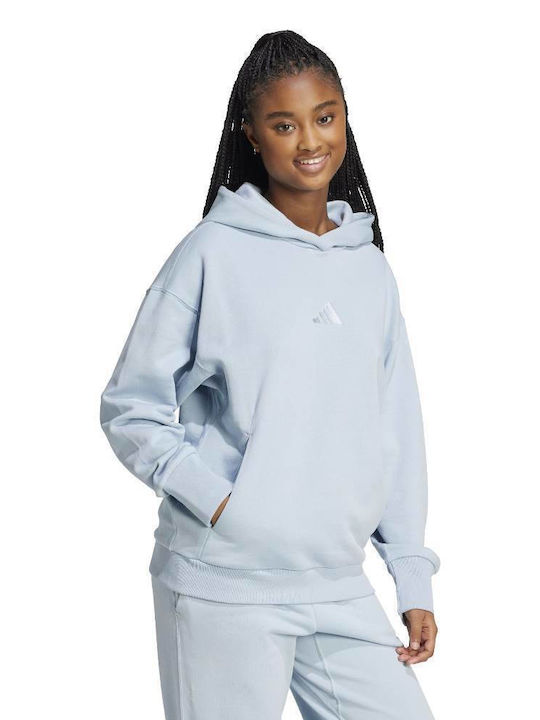 adidas W All Szn Women's Hooded Sweatshirt Blue