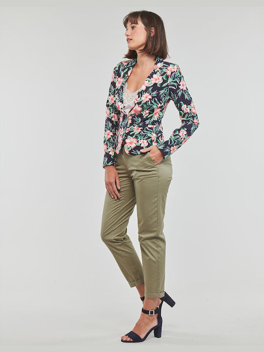 Damen Chino Hose Khaki