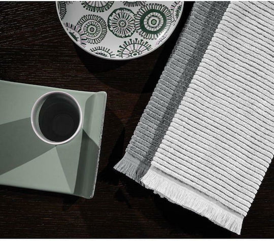 Guy Laroche Tissus Kitchen Towel From 100% Cotton Silver 40x60cm 2 Pieces