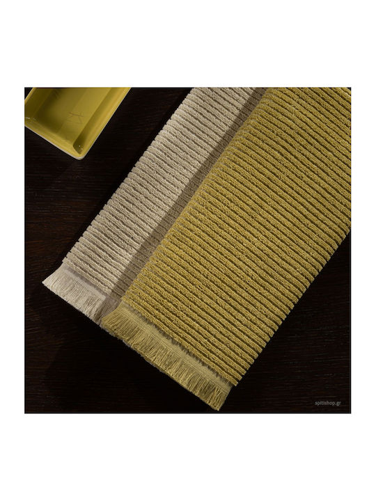 Guy Laroche Tissus Towel from 100% Cotton Olive 40x60cm 2pcs