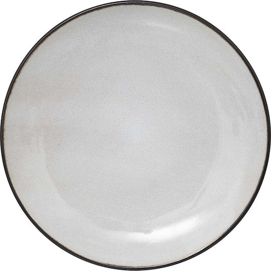 Atmosphera Plate Desert Ceramic Beige with Diameter 21cm