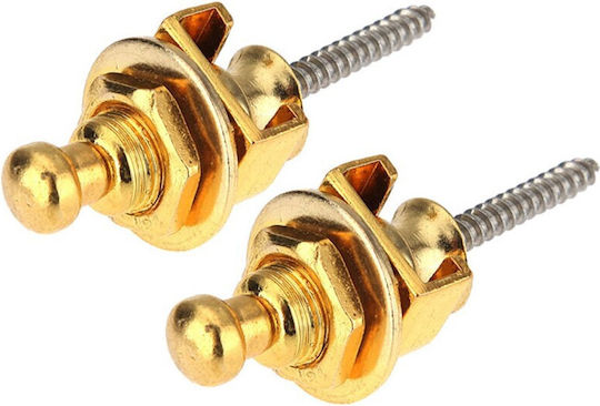 FZone Strap Lock Аксесоар за струнни инструменти в Златист цвят