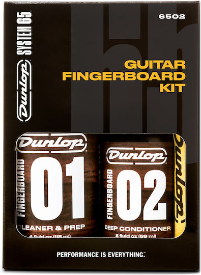 Dunlop Formula 65 Fingerboard Cleaning Set Cleaning Accessory 01 Cleaner & Prep / 02 Deep Conditioner