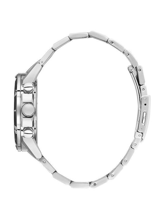 Beverly Hills Polo Club Uhr Batterie mit Silber Metallarmband