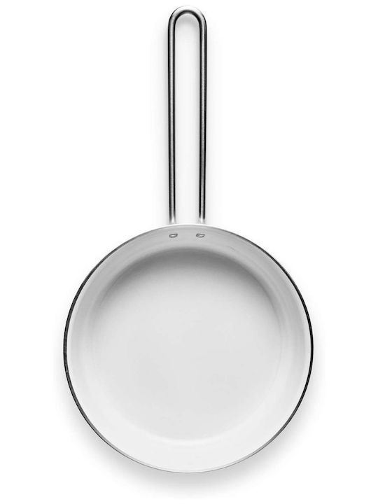 Eva Solo White Line Saute made of Aluminum with Non-Stick Coating 24cm