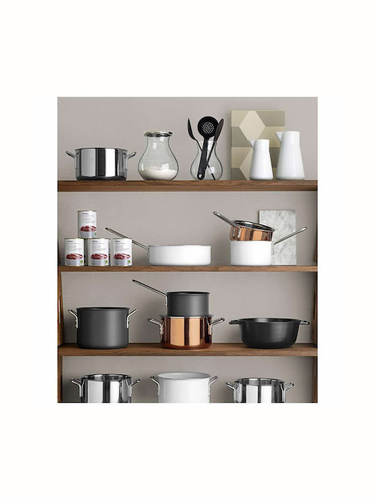 Eva Solo White Line Saute made of Aluminum with Non-Stick Coating 24cm