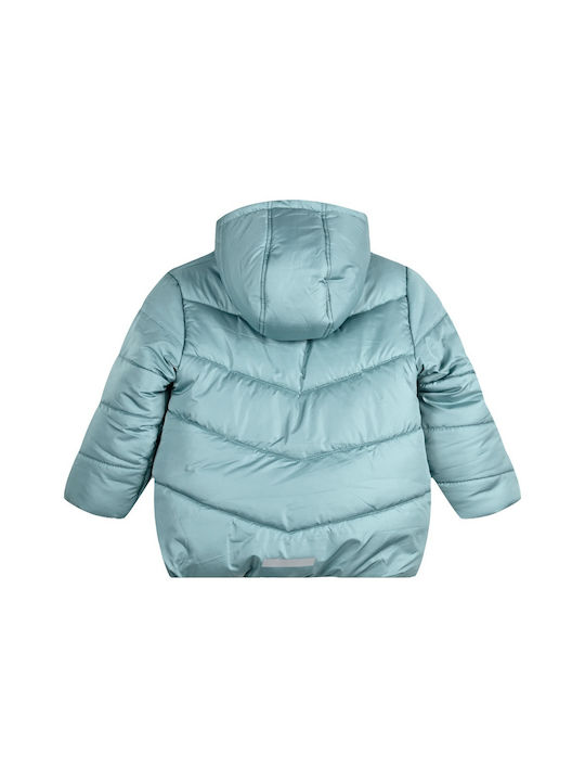 Energiers Kids Casual Jacket with Hood Mint Green