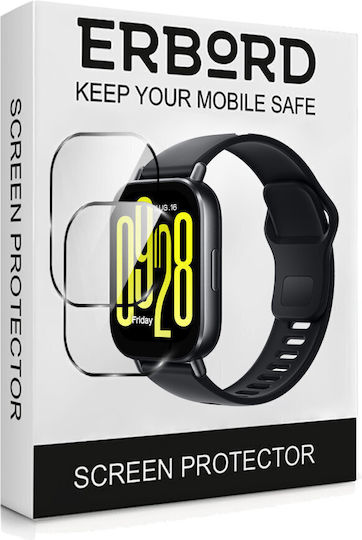 2x Υβριδικό Γυαλί Erbord Xiaomi Redmi Watch 5 Active