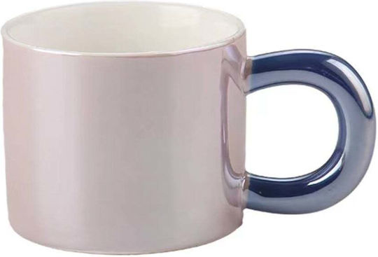 Glossy Ceramic Mug Pufo Tea Coffee 250 Ml Purple