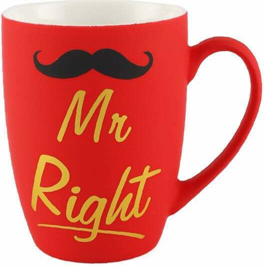 Mr Right Ceramic Mug Pufo Coffee Tea 360 Ml Red Mr Right Ceramic Mug Pufo Coffee Tea 360 Ml Red