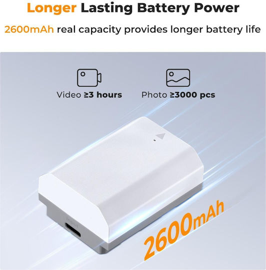 K&F Concept Battery Charger Compatible with Sony