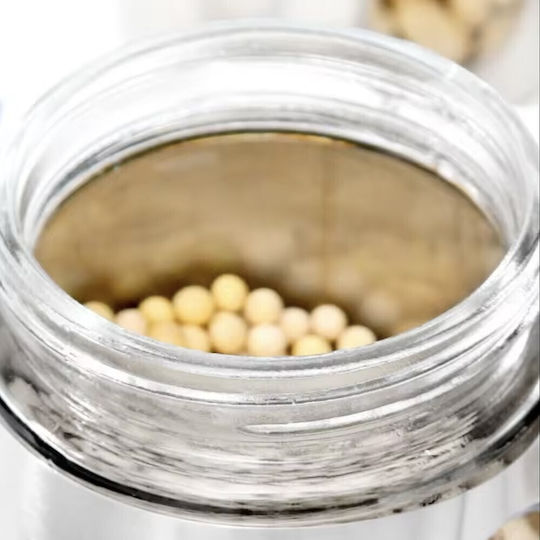 Metallisches Pufo Geschmack Lebensmittelglas Zucker Kaffee Tee Gewürze mit Deckel 1,8l