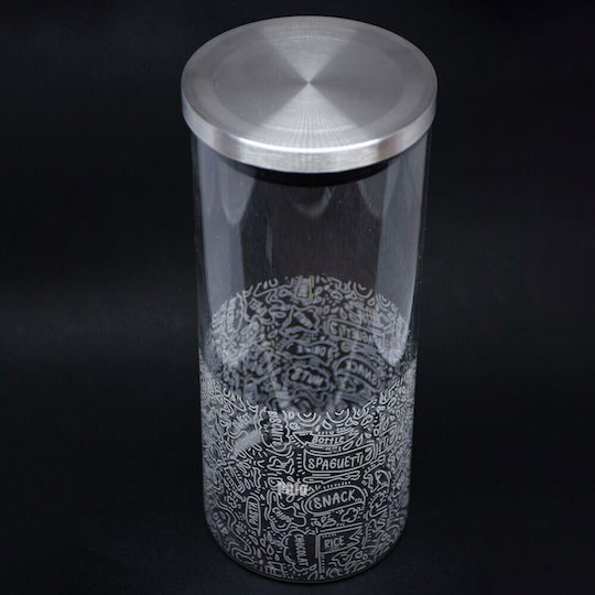 Borosilikatglas Lebensmittelglas Pufo Zucker Kaffee Tee Gewürze Luftdichtes Verschluss 1,4 L