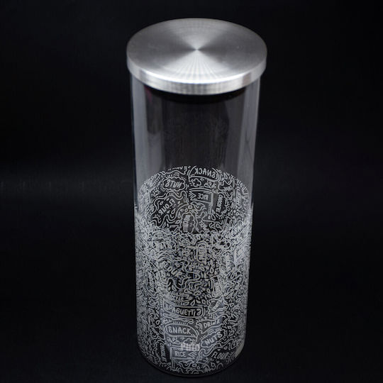 Borosilikatglas Lebensmittelglas Pufo Zucker Kaffee Tee Gewürze Mit Luftdichtem Deckel 1,9l