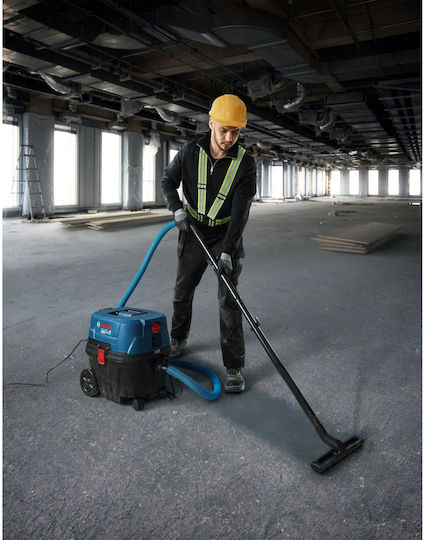 Bosch Gas 12-25 Pl Professional Vacuum Wet / Dry 1250W with Plastic Bin 25lt