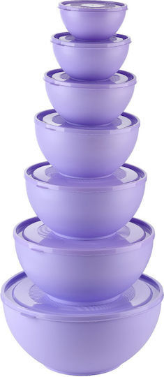Homeone Set Cutii de prânz Transparent 7 bucăți
