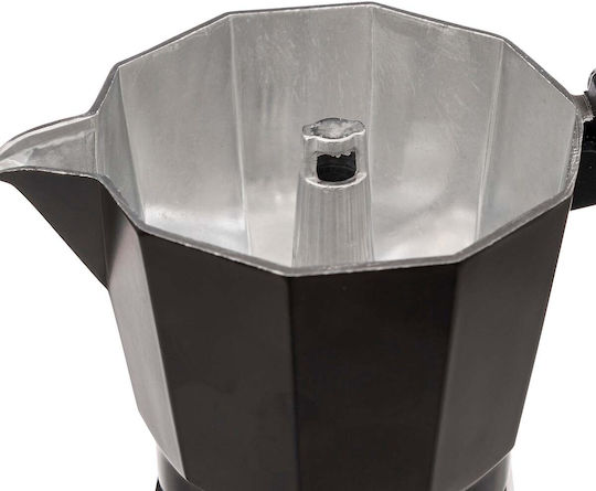 Secret de Gourmet Secret de Gourmet Stovetop Espresso Pot 6 Cups Black