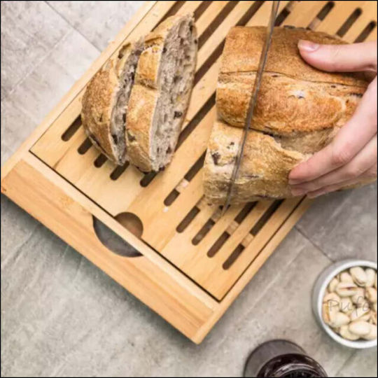 Tocatoare De Bucatarie Pentru Pâine Bambus 37 X 22 Cm