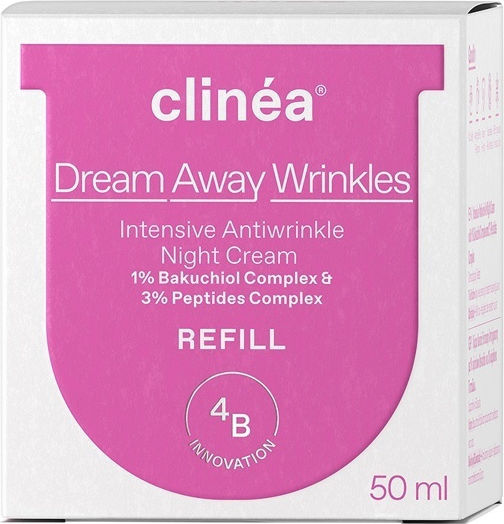 Clinea Dream Away Wrinkles Refill Cream Face Night 50ml