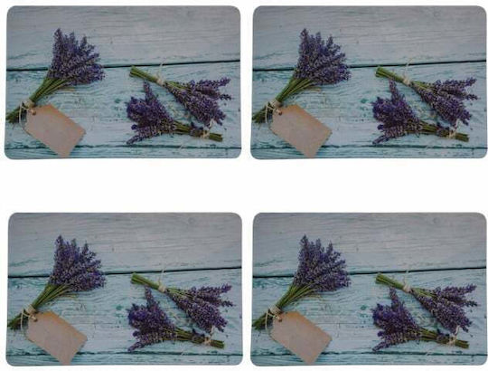Lavender Puff Plate Set Serving 4 Pieces 43 X 28 Cm Lavender Puff Plate Set Serving 4 Pieces 43 X 28 Cm
