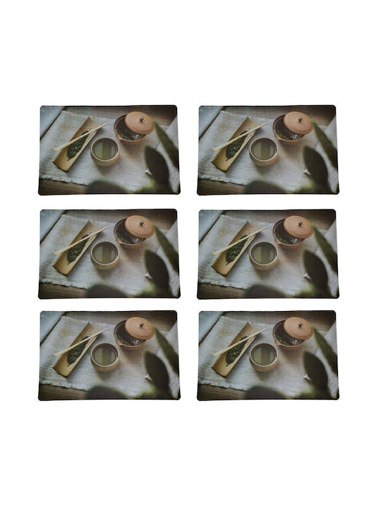 Seturi de Masă Support Plate Servire Mese Pufoare Timp de Relaxare Model 6 Bucăți