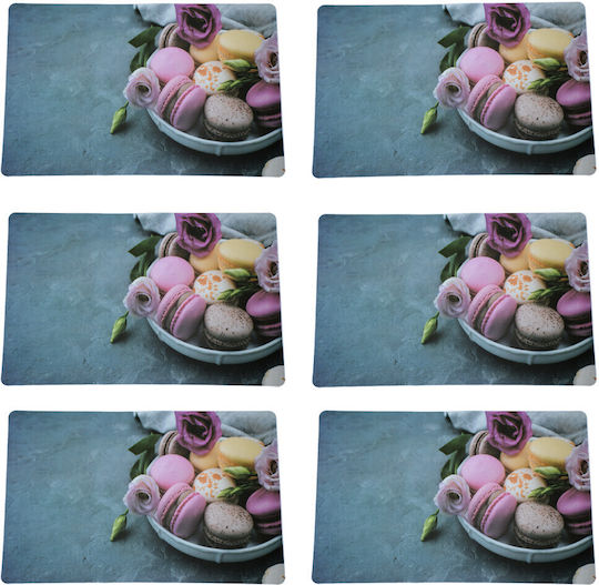 Plate Support Set Serving Meals Pufo Love All Day Design 6 Stücke