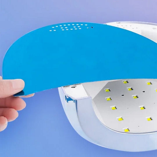 Nail Polish Curing Lamp UV 48W Petrol Blue