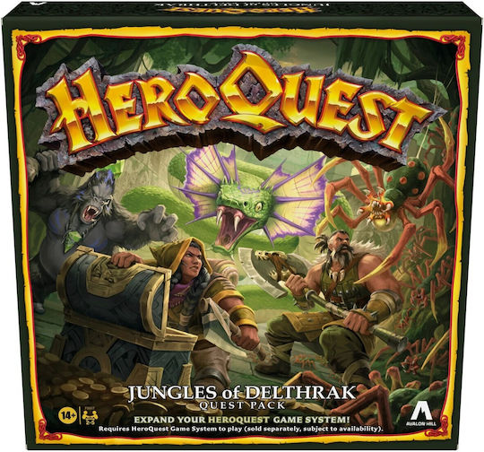 Game Expansion HeroQuest: Jungles of Delthrak Quest Pack for 2-5 Players 14+ Years Old (EN) Hasbro