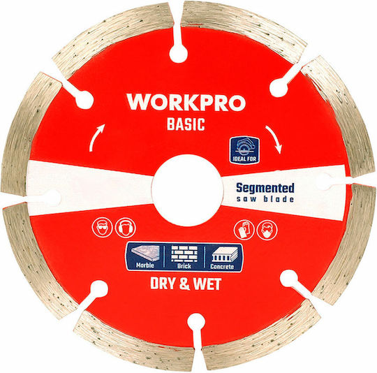 WorkPro Cutting Disc Construction Materials Hole Diameter 110mm 1pcs