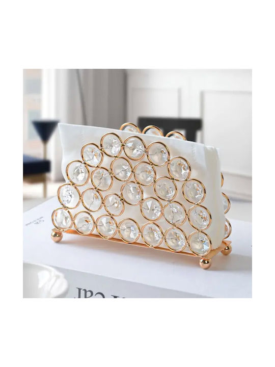 Serviettenhalter Gold 13.5x8cm