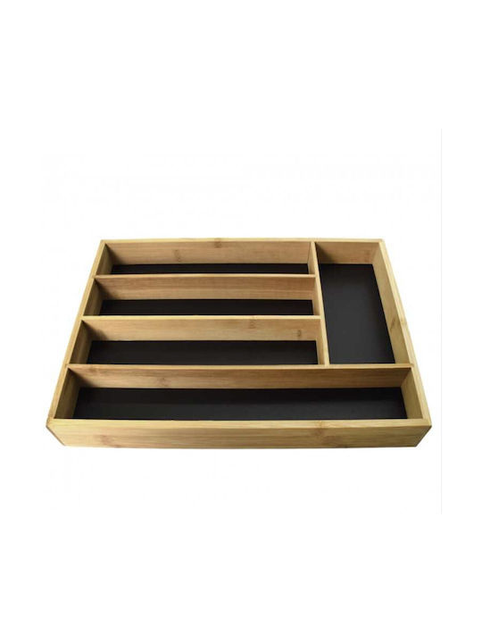 Tăvi Pentru Tacâmuri De Sertar Din Lemn 36x25.5cm Maro