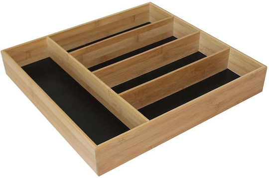 Κουταλοθήκη Συρταριού Ξύλινη 36x25.5εκ. Καφέ