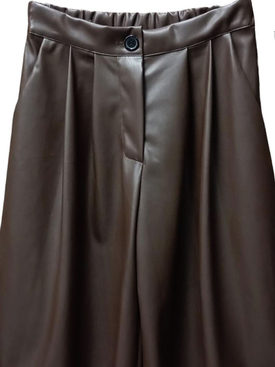 Γυναικεία Ζιπ Κιλότ Brown