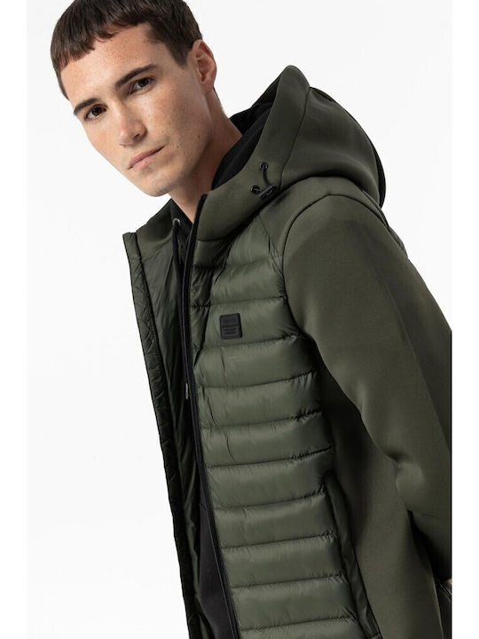 Jacket Puffer Windproof Khaki